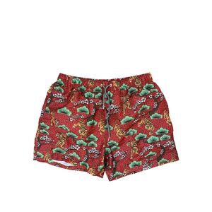 Boardies® Tora Premium Swim Short SZ XL NWT Red Tigers Mens Swimwear